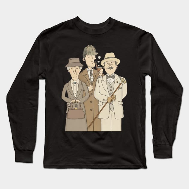 agatha christie Long Sleeve T-Shirt by Tulcoolchanel